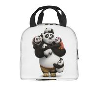 x1361 Kung Fu Panda Borsa termica per il pranzo, contenitore per il pranzo riutilizzabile e impermeabile