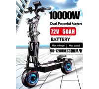 X14 EU Nuovo 10000W Doppio Motore 72v 40ah Scooter Elettrico 14 Pollici Pneumatici Velocità Massima 130 km/h Portata 120 km Display Lcd Pieghevole Escooter