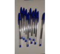 X15 Penne BIC Medium Cristallo Classico Originale Boli Penna VIC BLU