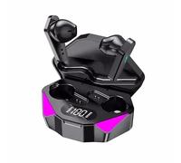 X15 TWS - Cuffie Bluetooth 65 ms, senza fili, Bluetooth 5.0 in Ear con microfono, cuffie da gioco, senza fili, con microfono, bassi audio, suono stereo 9D, cuffie Hi-Fi per gamer Phone