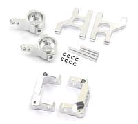 X18A-Set di Bracci di Sospensione con Supporto for mozzo C for sterzo Anteriore in Metallo for Auto cingolata RC 1/10 Tamiya CC01 CC-01 Parti di aggiornamento