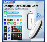 X1CA/X2CA CarlinKit Adattatore wireless 2 in 1 Wireless CarPlay Android Auto Plug & Play WiFi BLE Collegamento automatico per Baidu CarLife Car