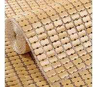 X1NGFU Stuoia di bambù per Letto,Naturale Tappetino Estivo in bambù,Materassino per Estivo,Liscio E Traspirante Tappetino Mahjong in bambù,per Divano,Sedia,Larghezza X Lunghezza (55x130cm)