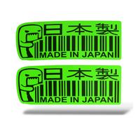 x2 Adesivi DOMO JAPAN Sticker PVC Auto Moto Tuning Casco Lunotto JDM DUB Drift