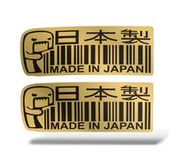 x2 Adesivi DOMO JAPAN Sticker PVC Auto Moto Tuning Casco Lunotto JDM DUB Drift