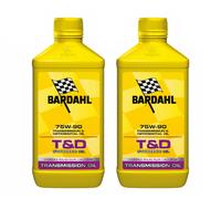 X2 BARDAHL T&D 75W90 SYNTETIC OLIO DIFFERENZIALE TRASMISSIONE CAMBIO GL4 GL5