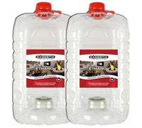 x2 Bioetanolo da 10LT Combustibile naturale inodore per stufa camino biocamino