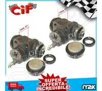 X2 COPPIA CILINDRETTI FRENO POSTERIORE DIETRO PER PIAGGIO APE TM P 703 V FL2 220