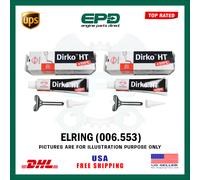 x2 Elring Dirko HT Sigillante Silicone Nero 70ml Tubo 006.553