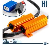 X2 Filtri RESISTENZE Corazzate CANBUS 50W-6 OHM per Lampade Led H1 SPEGNI SPIA