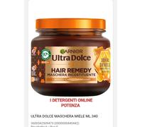 Garnier Ultra Dolce Hair Remedy Maschera Riparatrice Tesori di Miele 340ml
