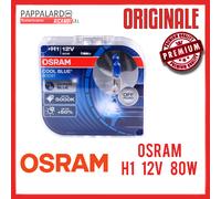 X2 LAMPADINA OSRAM COOL BLUE BOOST H1 12V 80W HYPER BLUE 5000K +50% LUCE (448)