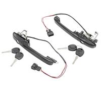 X2 Maniglia Porta Conducente+Passeggero Per Vw Passat 3A0837205AS 3A0837206AS