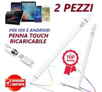 X2 PENNA TOUCH SCREEN ANDROID IOS PENNINO DIGITALE TABLET SMARTPHONE RECHARGE