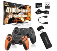 X2 ULTRA Retro Game Stick Pro-4K Console di gioco con 64/128/256GB di memoria,supporta oltre 37000/42000/60000 giochi retro attraverso 50+emulatori,giochi retro Plug & Play per la TV (256g)