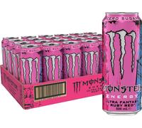 X24 Monster Energy Ultra Fantasy Ruby Red Zero Zuccheri 500ml Drink Agrumi