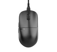 X2H - Mouse da gioco cablato, ultra leggero, 51 g, simmetrico, interruttore ottico, 26000 DPI, Motion Sync, sensore PAW3395 (medio, cablato, nero)