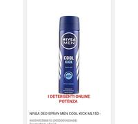 X3 Deodorante Uomo Spray Lunga Durata 48H Nivea Men cool Kick 150ml