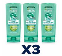 X3 Garnier Fructis Balsamo Aloe Hydra Bomb 200ml Capelli Multipack