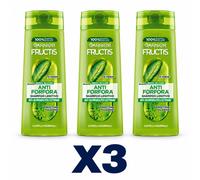 X3 Garnier Fructis Shampoo Antiforfora Lenitivo 250ml Capelli Multipack