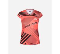 X3 Por Tres Tenerife W - T-shirt Tennis - Donna - Rosa L
