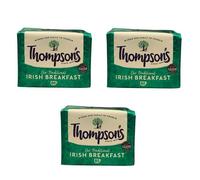 x3 Thompsons Miscela di tè per colazione irlandese 80 bustine di tè regalo...