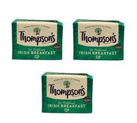 x3 Thompsons Miscela di tè per colazione irlandese 80 bustine di tè regalo tr...