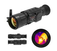 X350 Cannocchiale Termico per Fucile con Display Micro-OLED HD 1024x768, Portata Rilevamento 1100m, Ottica 35mm, Autonomia 10h, WiFi e Memoria Integrata 64GB per Caccia