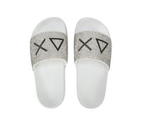 SUN68 01 SLIPPERS STRASS LOGO ciabatte Donna 39