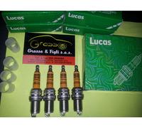 X4 Candela Candele LUCAS PRSB7E6 POWER bougie SPARK PLUG Zündkerze BOSCH FR7DC+