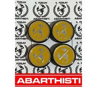 x4 coprimozzo GIALLO ABARTH 595 competizione ricambio originale abarth 51891440