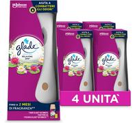 x4 Glade Spray Automatico Profumatore Ambienti Relaxing Zen Ricarica 4 Pezzi