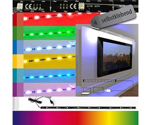 X4-LIFE 701407 - Striscia luminosa a LED, attacco USB, lunghezza: 51,5 cm