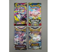 x4 Megaevoluzione + Equilibrio + Lucentezza + Astri Pokemon ITA bustine sealed