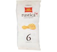 X4 Multipack San Carlo Patatina Rustica 25 Gr X 6, 150g Tot. 24 Pezzi