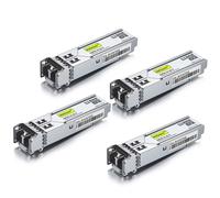 [x4 pcs 1G SFP SX LC Modulo Multimodale, 1000Base-SX Mini Gbic Transceiver Compa