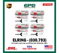 x4 Sigillante Dirko Beige Silicone Speciale 70ml Elring Guarnizione Olio