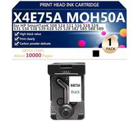 X4E75A MOH50A Cartuccia di Inchiostro Sostitutiva Testina di Stampa con Chip per HP SmartTanK 508 510 511 516 518 519 531 536 538 539 618 525 528 Stampante, 10000 Pagine,Black-1 pack