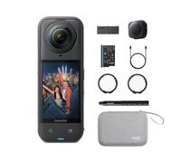 X5 Pack Essential Camera Impermeabile 8K 360º Superba in Nero grafite Pack Base