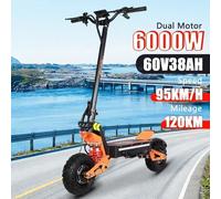X5 Scooter elettrico muslimdual Suspension assorbimento degli urti velocità massima 95 Km/H 11 pollici chilometraggio massimo 90 Km fuoristrada 800W-35-15AH