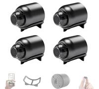 X5 Wireless Indoor Security Camera, Mini Hidden Camera 1080P HD Hidden Camera, Small Indoor Outdoor Camera with Remote View, Compatible with Android and iOS, Baby, Pet Monitor, Car Guard (4pcs)