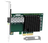 X520-DA1 10GbE SFP+ Adattatore Ethernet per server, NAS e PC desktop, Scheda NIC in fibra da PCIE X4 a 10GbE SFP+ per giochi, Controller Ethernet convergente Intel 82599EN 10Gb/s (X520-DA1)