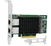 X540T2 X540T2 - Adattatore Ethernet convergente a doppia porta RJ45 10GbE per server e PC desktop. Controller Ethernet Intel X540AT2 10Gb/s, PCIE x8 a 2X 10Gbps RJ45 porte NIC Card, per archiviazione