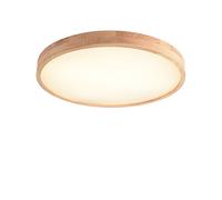 X5X5X Lampada da soffitto Camera da Letto Leggero Il Giro di Legno Plafoniera Soggiorno Legno Massiccio Nordico Stile Arte Creativo Guidato Quercia Plafoniera (30CM 16W)