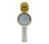 X6 Bambini Portatile Bluetooth Leggero Microfono Audio All-in-One Macchina (Bian
