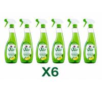 X6 Chanteclair Vert Eco Sgrassatore Universale Limone e Basilico Spray 700 ml