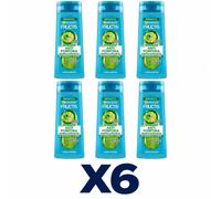X6 Garnier Fructis Shampoo Antiforfora Citrus Detox 250ml Capelli Multipack