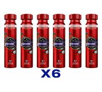 X6 OLD SPICE NIGHTPANTHER DEODORANTE BODY SPRAY 150ML CITRUS VANILLA 48H