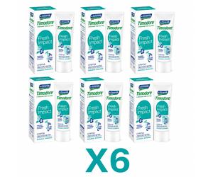 X6 Timodore Fresh Impact Crema Deodorante Piedi 75 ml Antiodore Antisudore 48H
