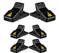 X6 Trappola Per Topi. 4 Trappole Per Topi E 2 Trappola Topi Vivi Grandi. Trappole Riutilizzabili Per Ratti Ad Alta Resistenza - Potenti Ed Efficaci, Lavabili Per Interni Ed Esterni - Robuste